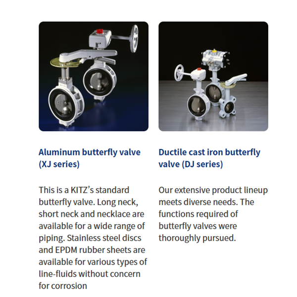 KITZ日本開滋閥門、10K電動蝶閥EXS100-10DJUE-100A
