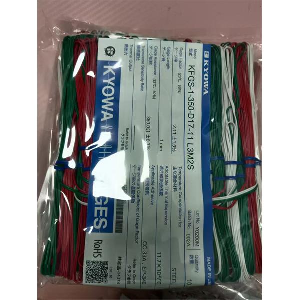 日本KYOWA配件耗材應變片KFGS-1-120-D39-16 L15C3R