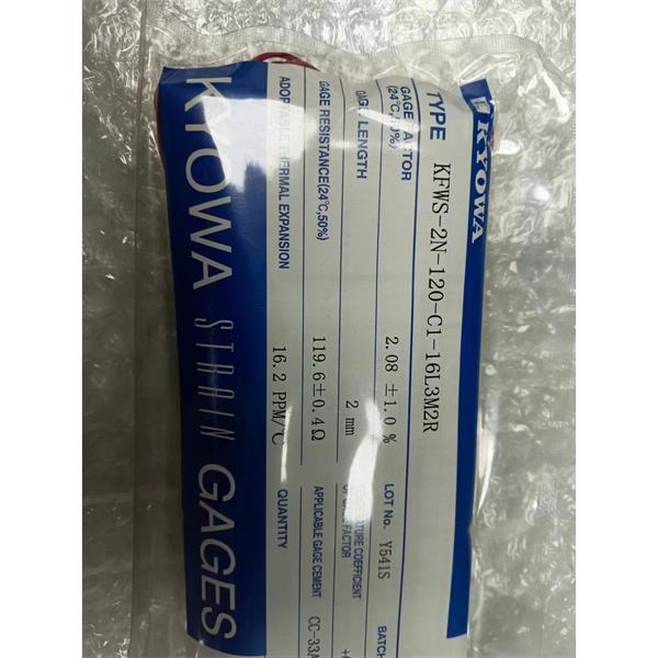 日本KYOWA超大箔式應變片KFEM-2-120-C1-11 L3M3S