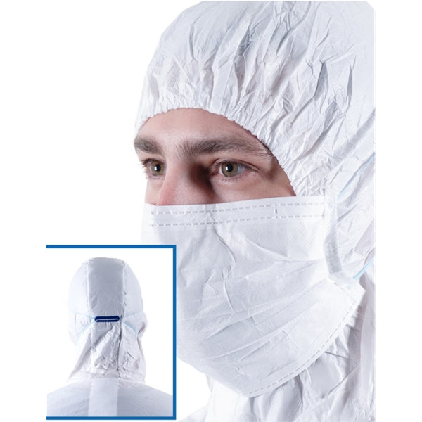 美國ANSELL安思爾BDFC-4XLBioClean? 1500頭罩式連體防護服（157型）WH15-S-BC-157-04-NS1