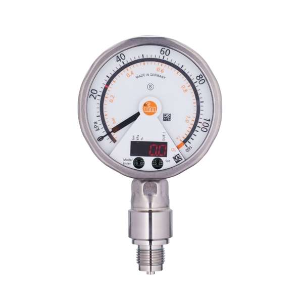 德國IFM易福門帶模擬顯示屏的齊平式壓力傳感器PG2433 PG-025-REB12-MFRKG/US/ /P