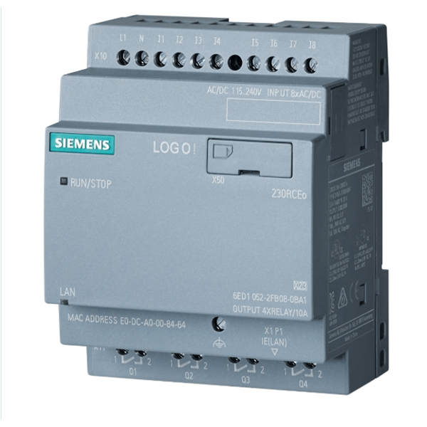 德國SIEMENS西門子PLC可編程控制器LOGO! DM8 12/24R
