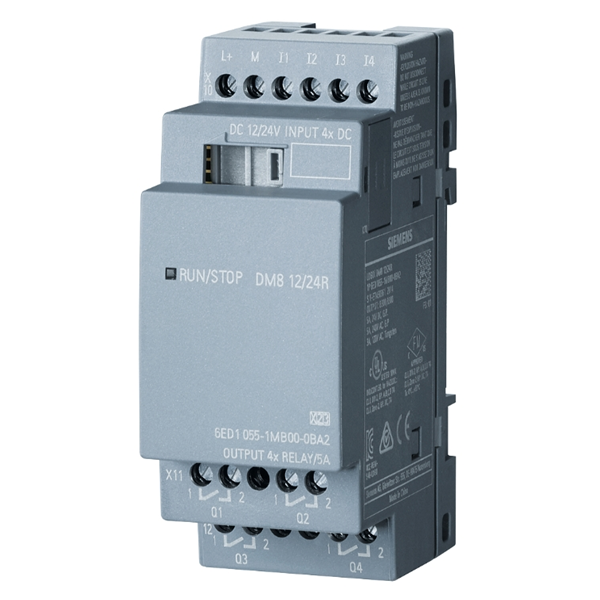 德國SIEMENS西門子PLC可編程控制器LOGO! DM8 12/24R