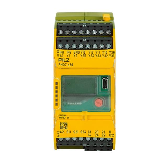 PILZ皮爾茲德國安全繼電器  PNOZ s7 24VDC 4 n/o 1 n/c